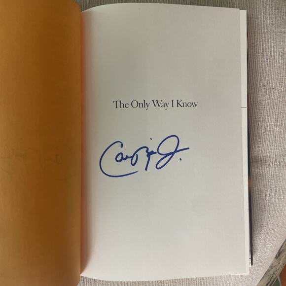 Cal Ripken Jr The Only Way I Know Hard Cover -autographed! - Picture 2 of 4